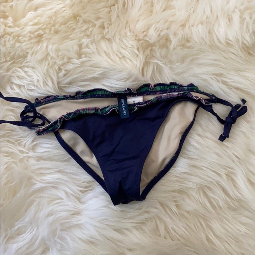 Ralph Lauren Girls Bikini bottom Size 10 runs big